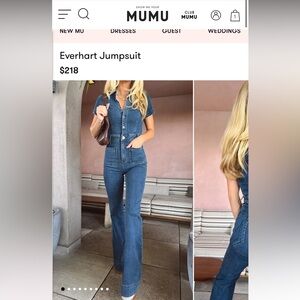 Show Me Your Mumu EVERHART JUMPSUIT in size L